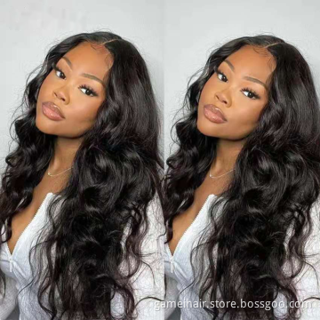 Brazilian Remy Body Wave Wig For Black Women Wholesale Virgin Pre-Plucked Lace Frontal Front Human Hair Wigs